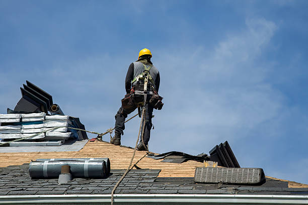 Professional Emergency Roof Repair technician working in Celina, OH
